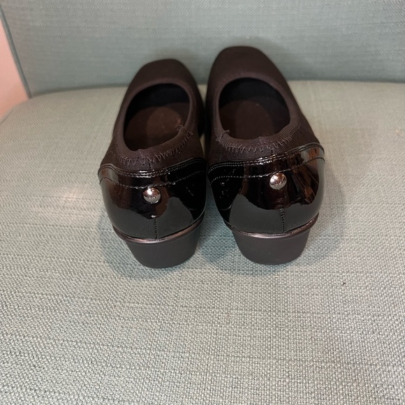 Anne Klein Black Winner Wedge Flex Pump shoes women’s size 7-EUC - Picture 6 of 7